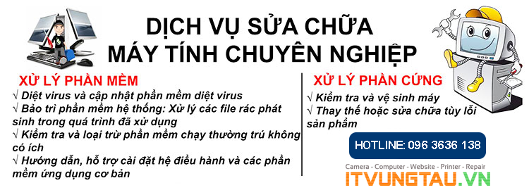 Dịch vụ bảo trì máy tính chuyên nghiệp tại Vũng Tàu