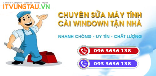 Cài win tại nhà ở Vũng Tàu