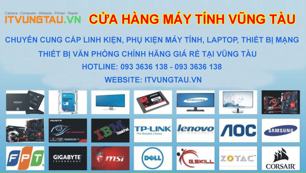 Phân phối linh kiện laptop sỉ & lẻ tại Vũng Tàu