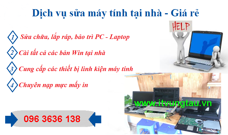 Dịch vụ bảo trì máy tính văn phòng tại Vũng Tàu