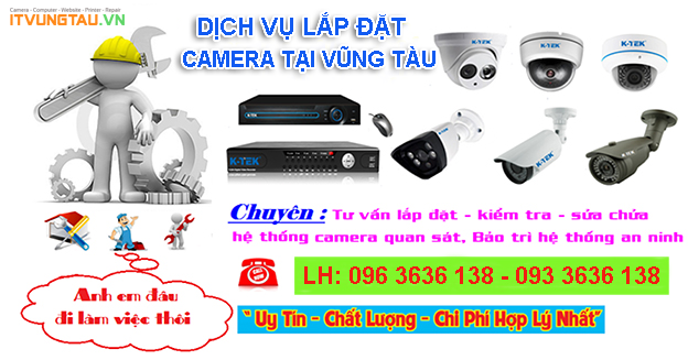 Dịch vụ lắp đặt camera uy tín tại Vũng Tàu