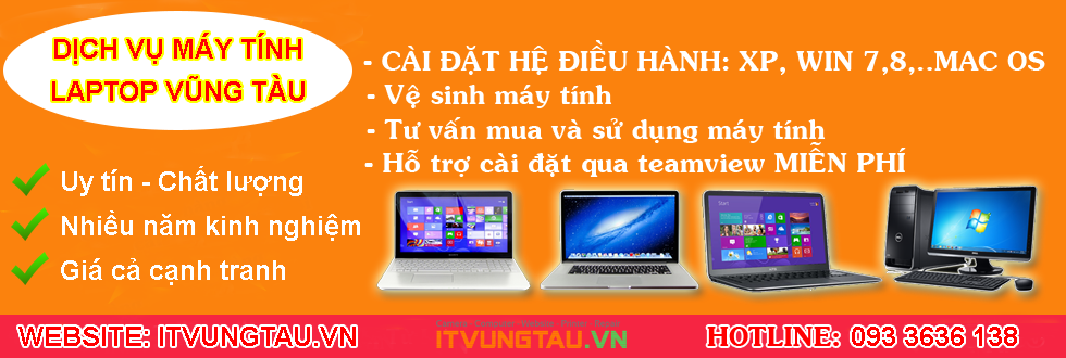 Chuyên sửa laptop tại Vũng Tàu