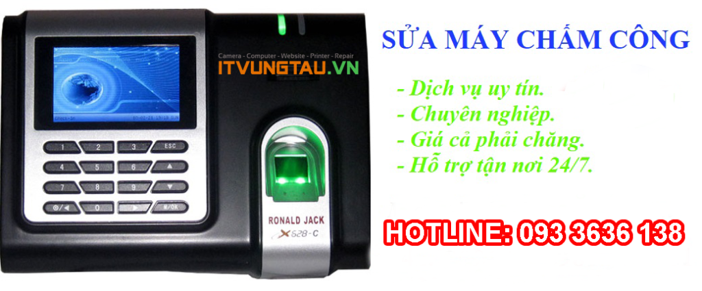 Dịch vụ lắp đặt và sửa chữa máy chấm công giá rẻ tại Vũng Tàu