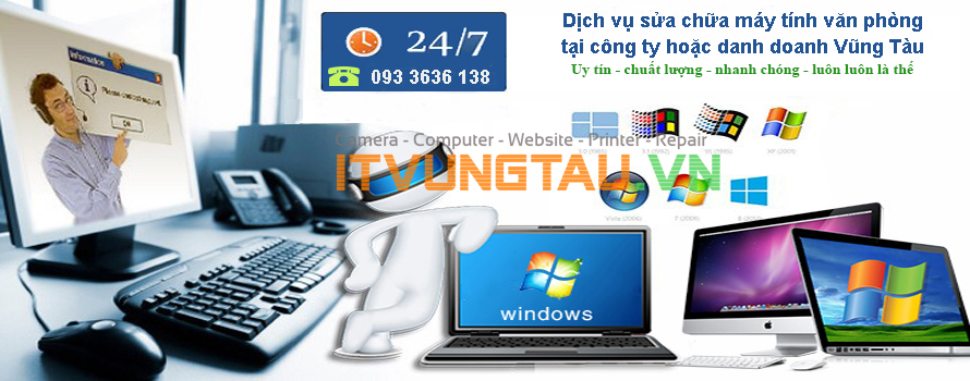 Bảo trì máy tính cho công ty, doanh nghiệp tại Vũng Tàu