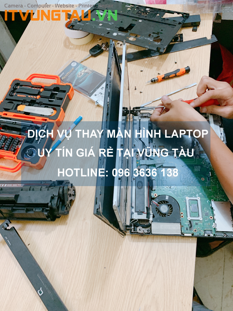 Dịch vụ thay màn hình Laptop lấy ngay uy tín tại Vũng Tàu