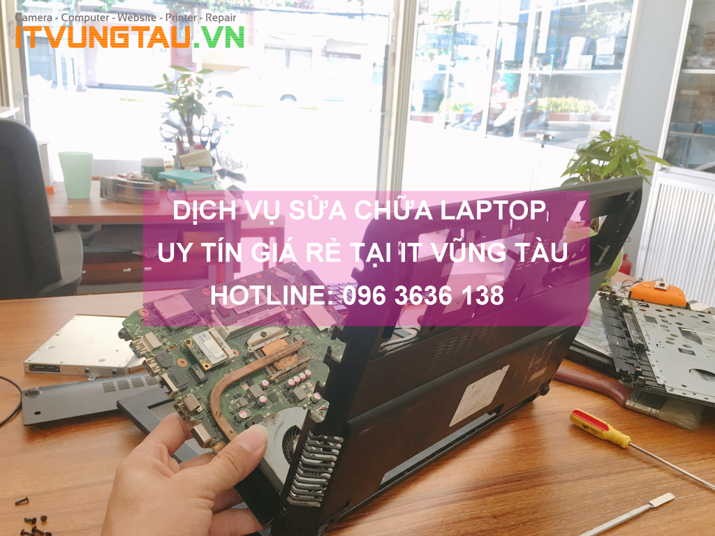 Dịch vụ vệ sinh, cài win, sửa chữa máy tính tại nhà Vũng Tàu