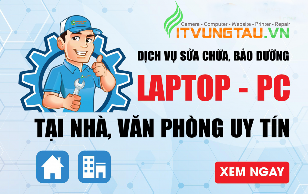 Dịch vụ sửa laptop tại vũng tàu