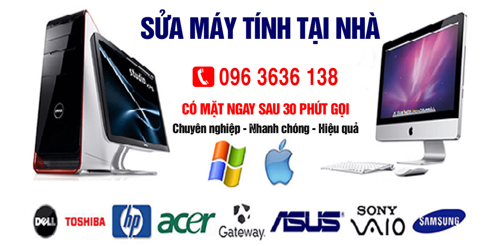 Sửa máy tính tại nhà Vũng Tàu