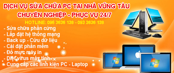 Sửa chữa máy tính PC tại Vũng Tàu