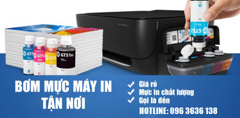 Đổ mực máy in tại Vũng Tàu